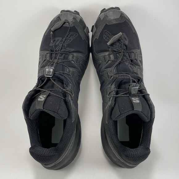 Salomon Speedcross 6 Running Shoes Womens Size 11 Trail Triple Black Athletic - Picture 5 of 9